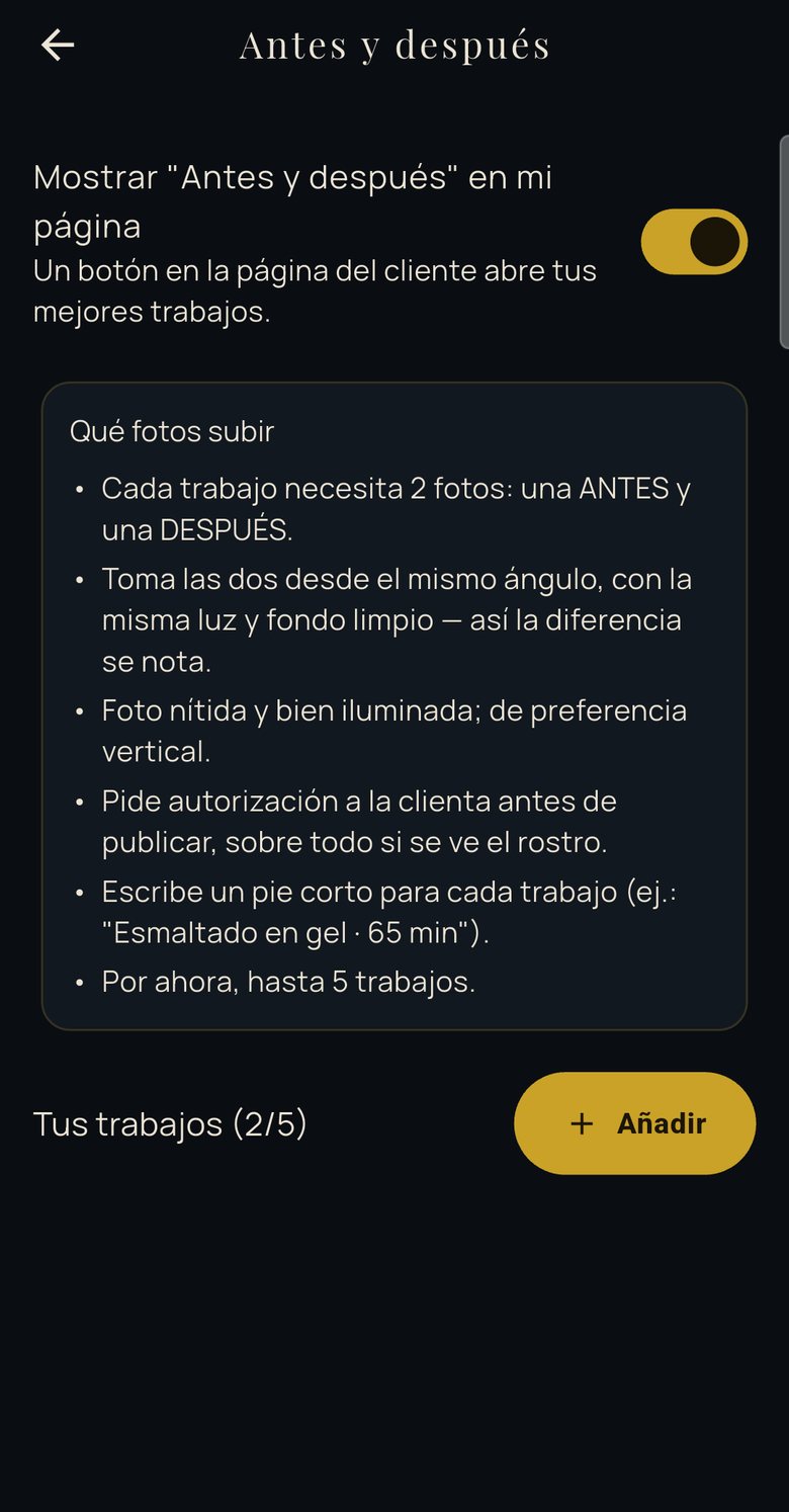 Muestra tus mejores trabajos