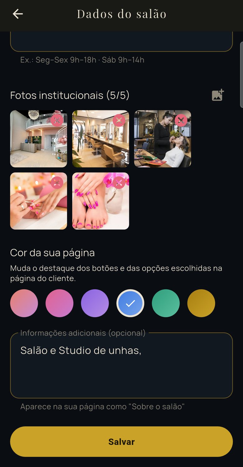 Sua vitrine pronta em minutos