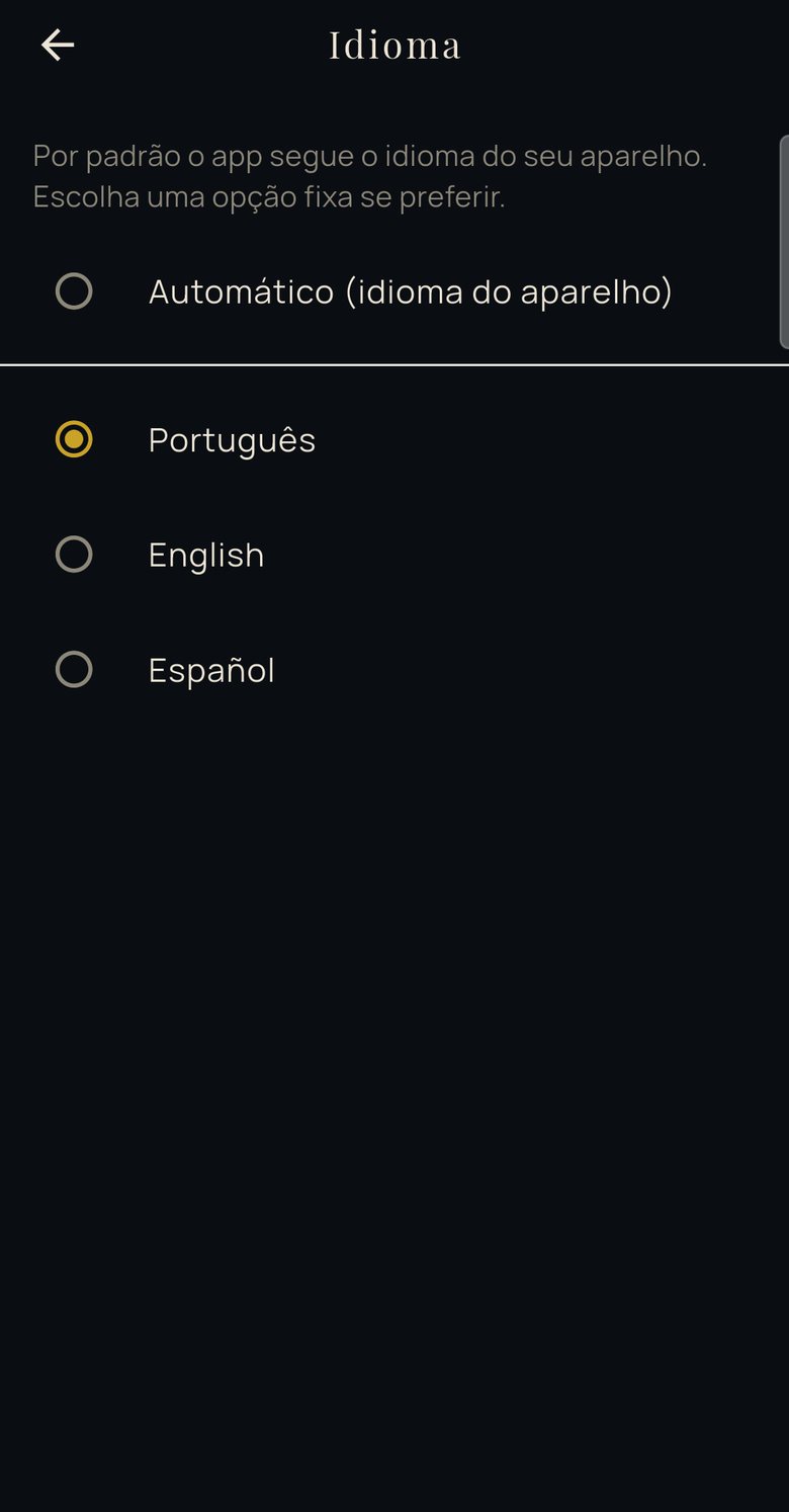 Gerencie no idioma que preferir