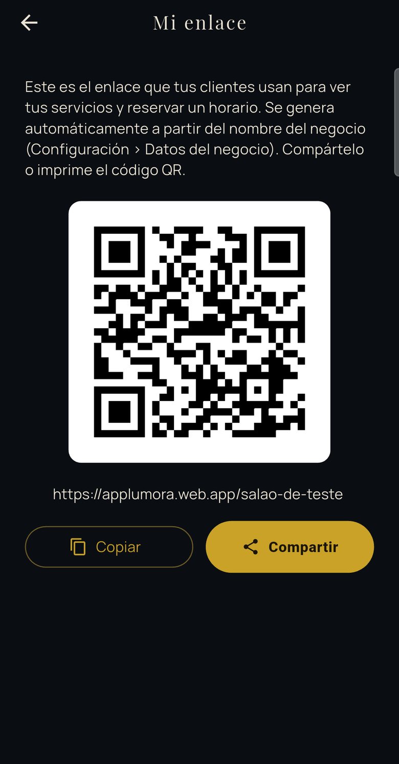 Un enlace y un código QR para difundir